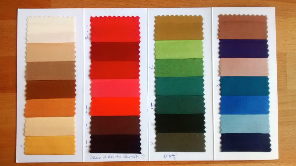 Farbpass Herbst "Loop" Plastikkarte mit 44 Farben 
